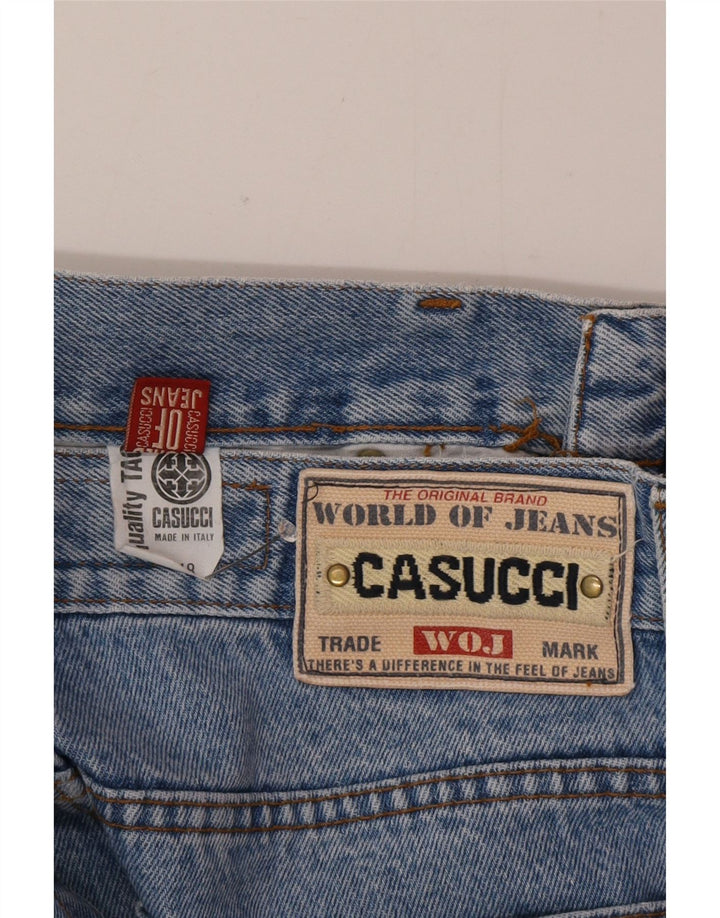 Casucci Mens Tapered Jeans IT 48 Médio W30 L33 Azul Algodão