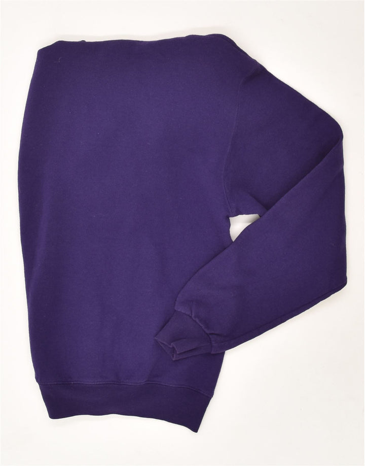 CHAMPION Mens Graphic Hoodie Jumper XS Purple Cotton Vintage Champion and Second-Hand Champion from Messina Hembry 