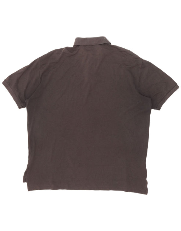 Camisa polo masculina Polo Ralph Lauren XL de algodão preto