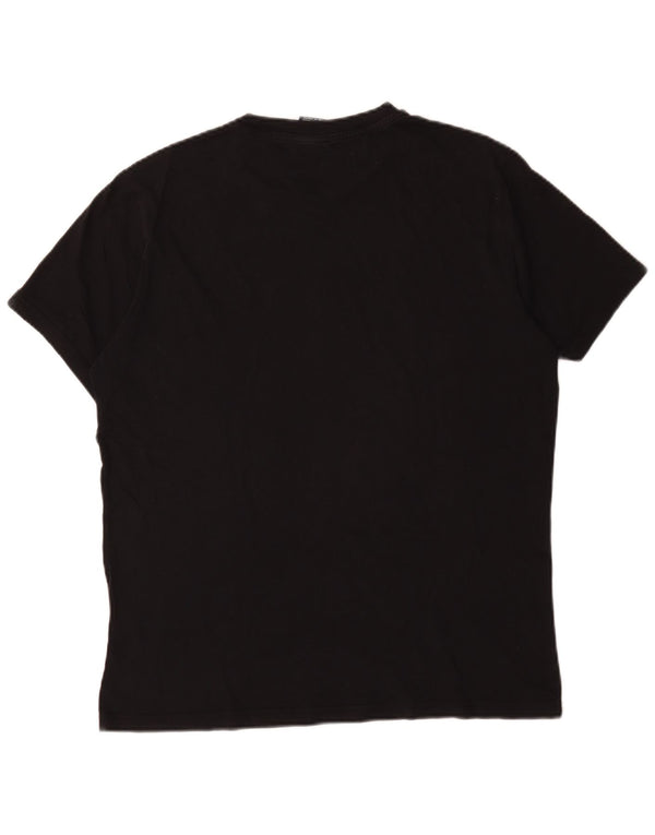 Camiseta masculina Champion grande algodão preto
