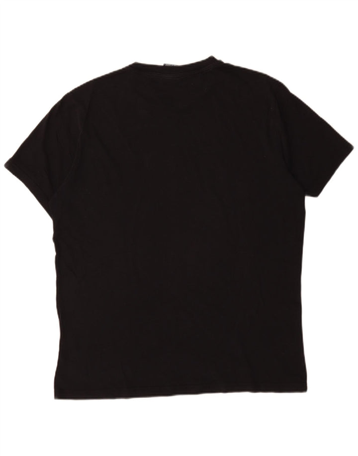 Camiseta masculina Champion grande algodão preto