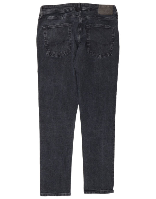JACK & JONES Mens Jeans Slim W34 L32 Azul Marinho Algodão