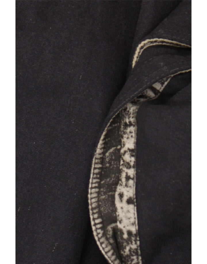 Jaqueta bomber masculina POP 84 UK 42 XL lã azul marinho
