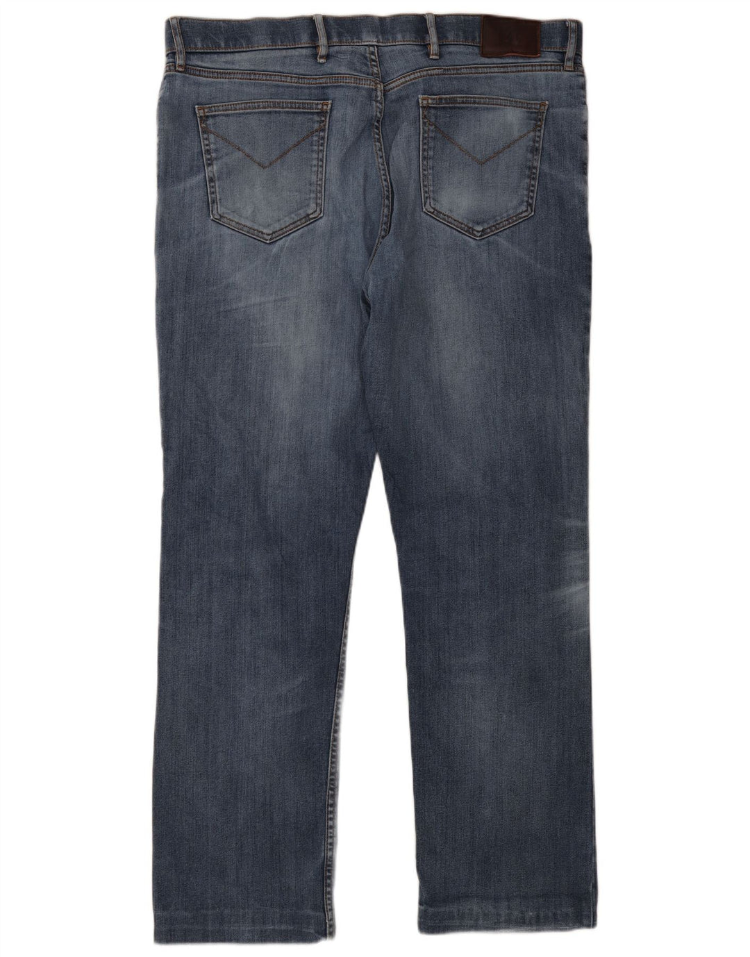 Jeans Marks & Spencer masculino regular fit reto W40 L33 algodão azul