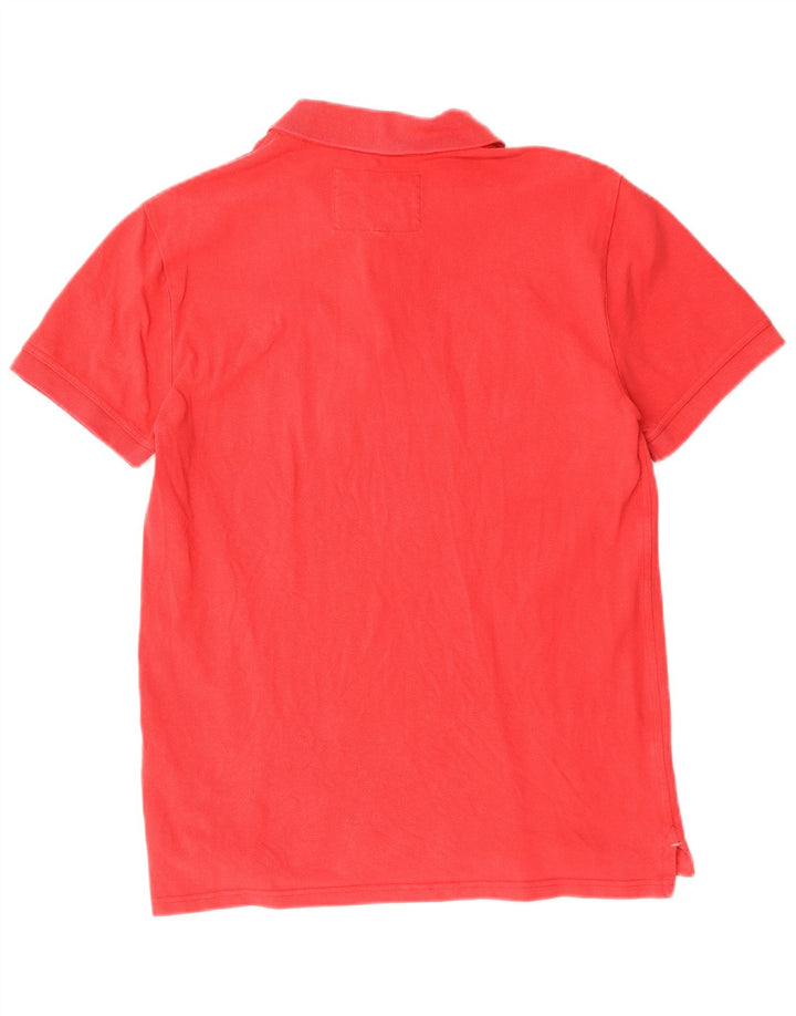 Camisa polo masculina Jack Wills médio algodão vermelho