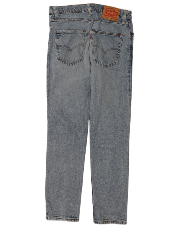 Levi's Masculino 502 Tapered Jeans W32 L32 Azul Algodão