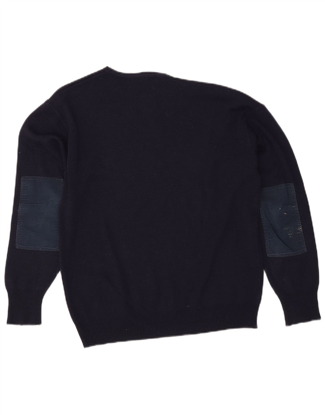 Suéter masculino FILA com gola canoa pequeno azul marinho