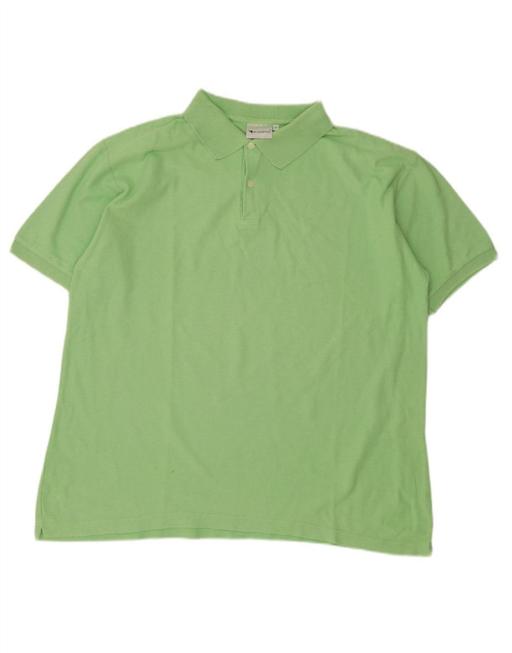 Camisa polo masculina DIADORA IT 56 XL algodão verde