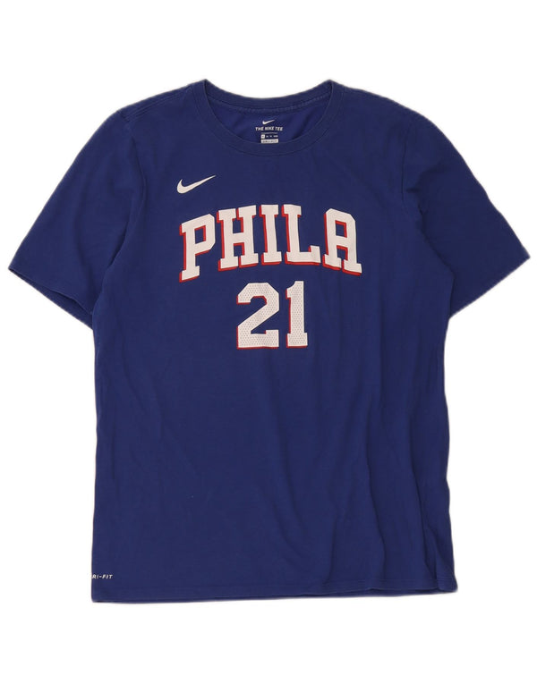 Camiseta Nike Boys Philadelphia Graphic Top 13-14 Anos XL Azul Marinho