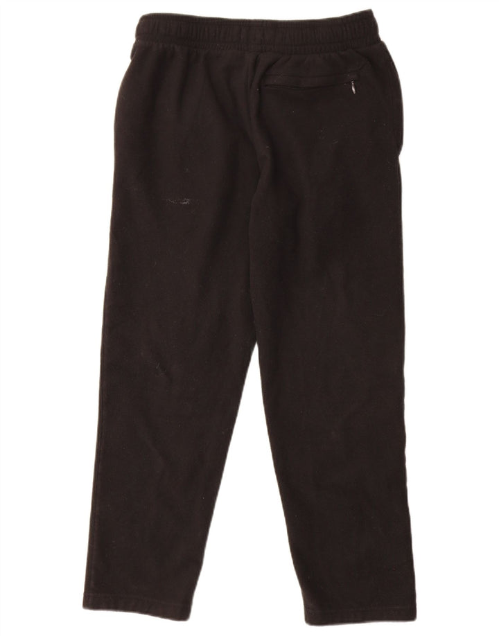 Calça feminina de veludo Marks & Spencer Reino Unido 8 pequena preta