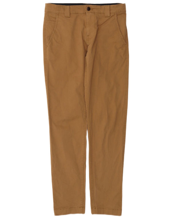 Tommy Hilfiger Mens Slim Fit Chino Calças W29 L32 Algodão Marrom