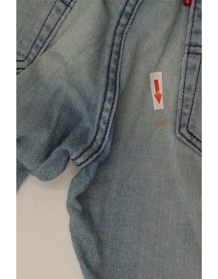 Calça Jeans Levis Masculina 501 Distressed Straight W31 L34 Azul Algodão