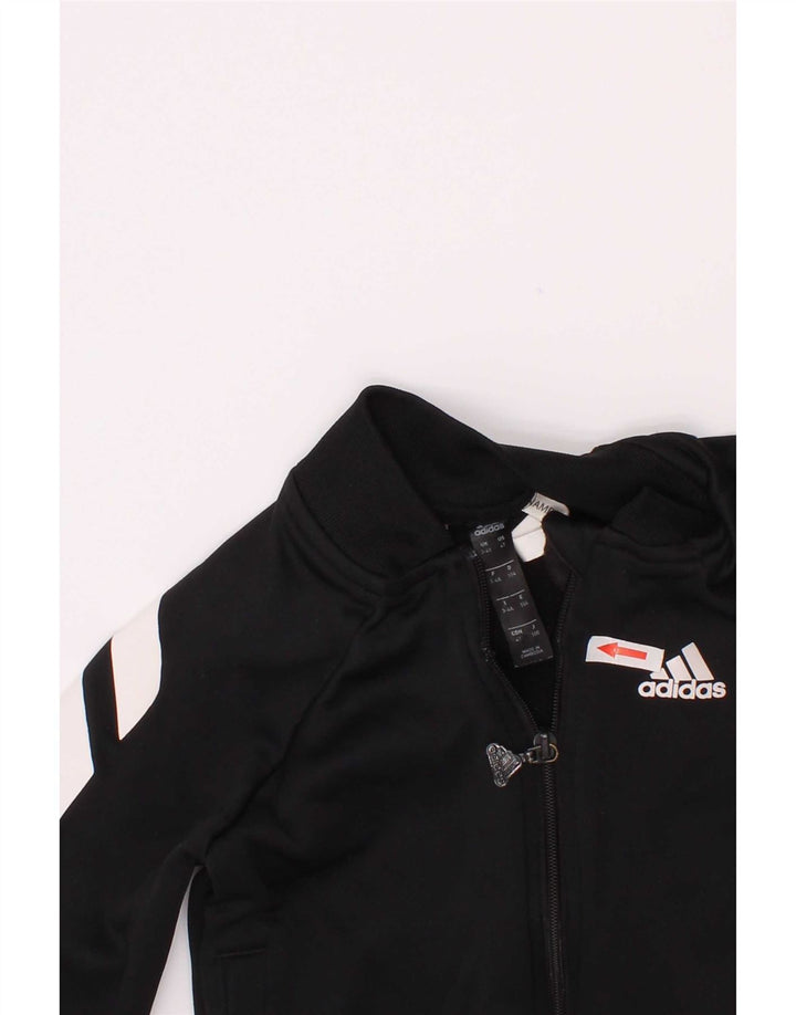 Jaqueta Adidas Meninos Treino Top 3-4 Anos Preto Colorblock Poliéster