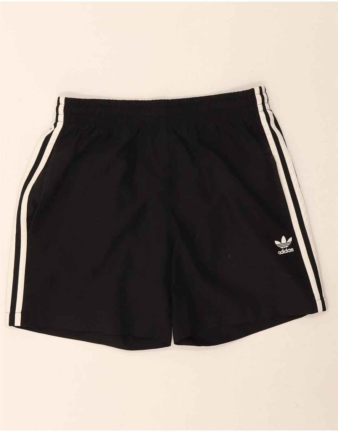 Shorts esportivos masculinos Adidas médio preto poliéster