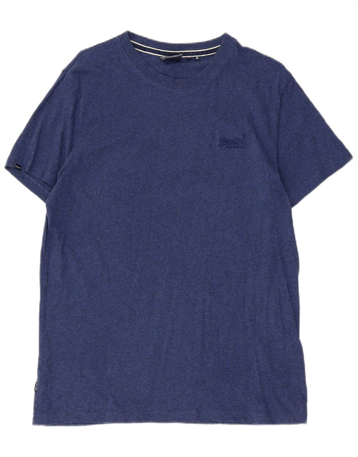 Camiseta masculina Superdry Top XL algodão azul