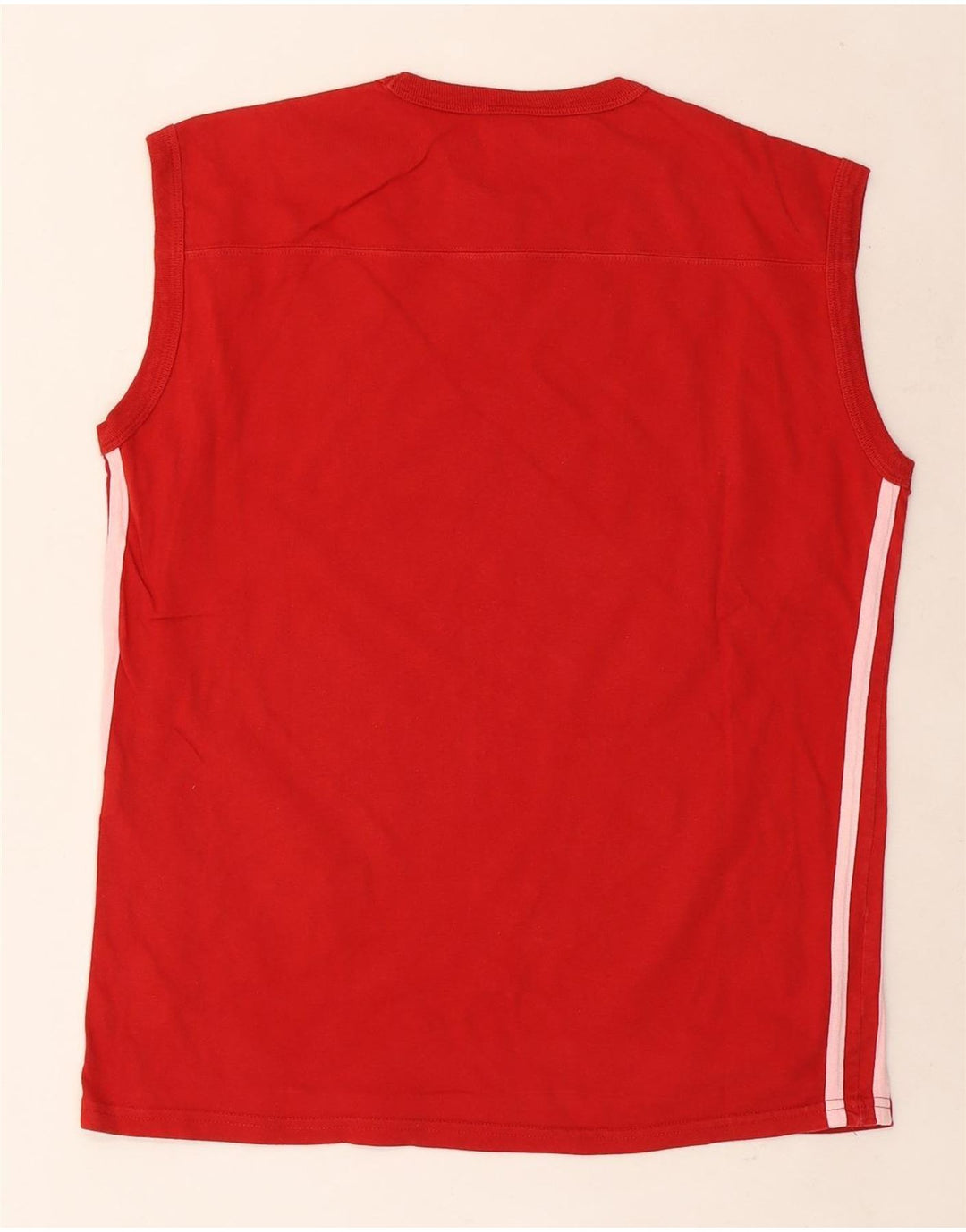 Converse Mens Graphic Vest Top Grande Algodão Vermelho