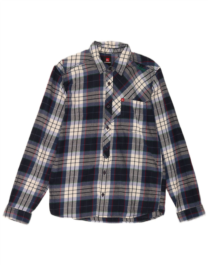 Camisa Quiksilver Menino Flanela 15-16 Anos Azul Marinho Xadrez
