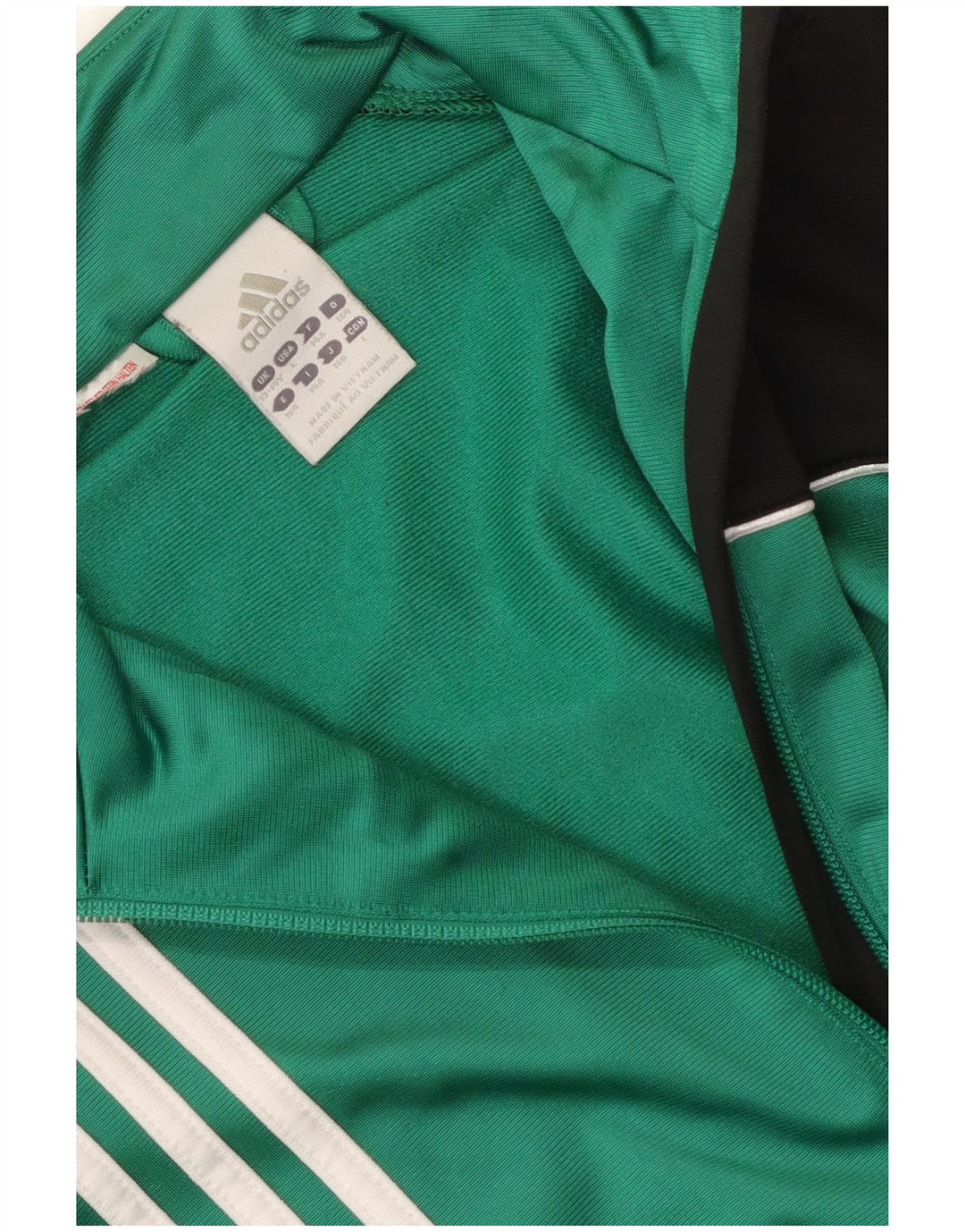 Jaqueta Adidas Meninos Treino Top 13-14 Anos Verde Colorblock