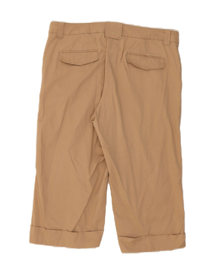 LEE Womens Straight Capri Trousers US 16 2XL W38 L20 Beige Cotton Vintage Lee and Second-Hand Lee from Messina Hembry 