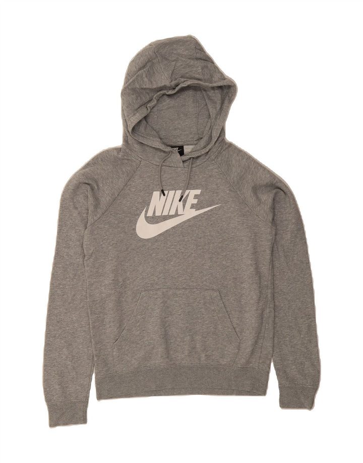 NIKE Mens Graphic Hoodie Jumper XS Grey Cotton Vintage Nike and Second-Hand Nike from Messina Hembry 