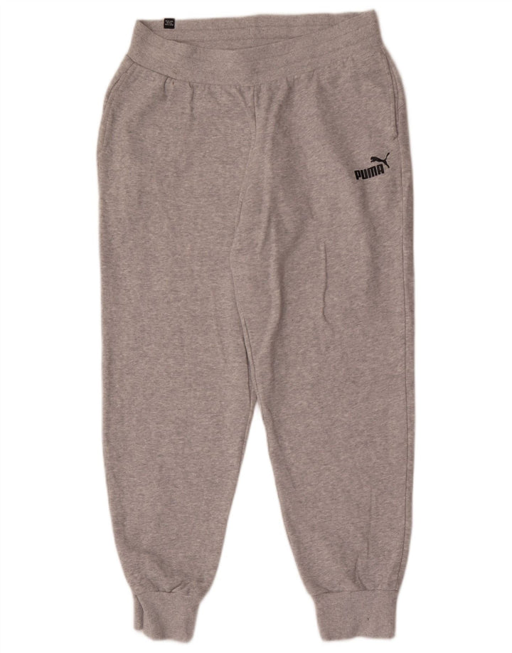 Calça de treino feminina PUMA Joggers UK 14 algodão cinza médio