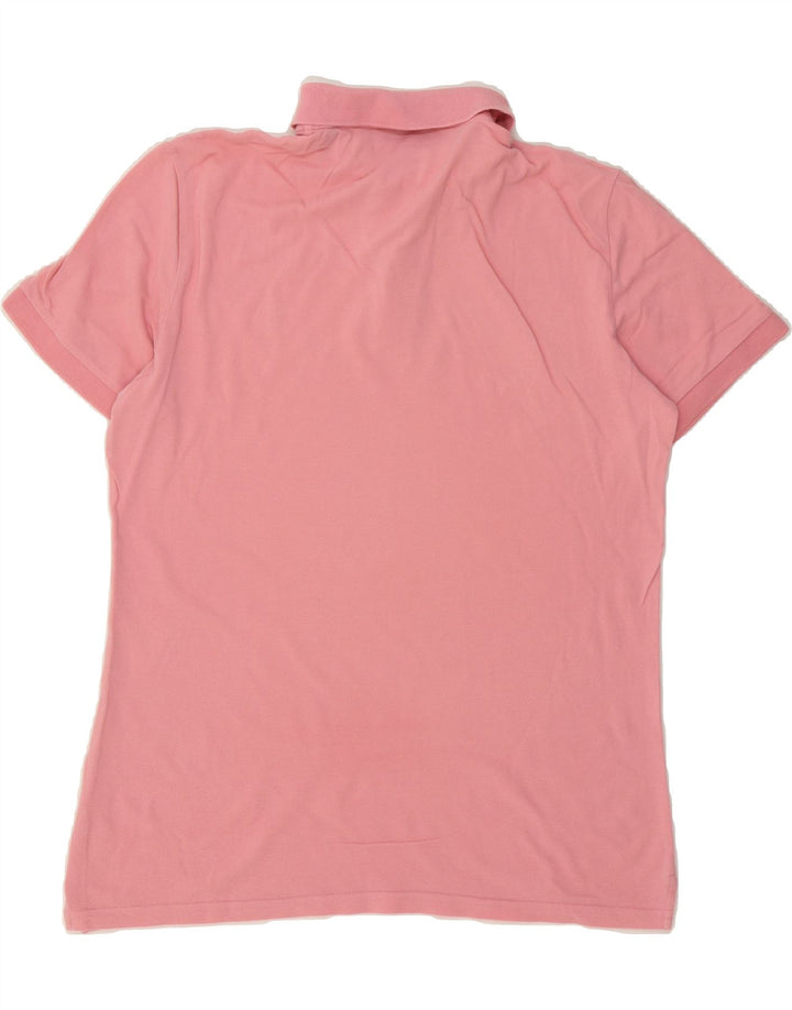 TRUSSARDI Mens Polo Shirt XL Pink Cotton Vintage Trussardi and Second-Hand Trussardi from Messina Hembry 