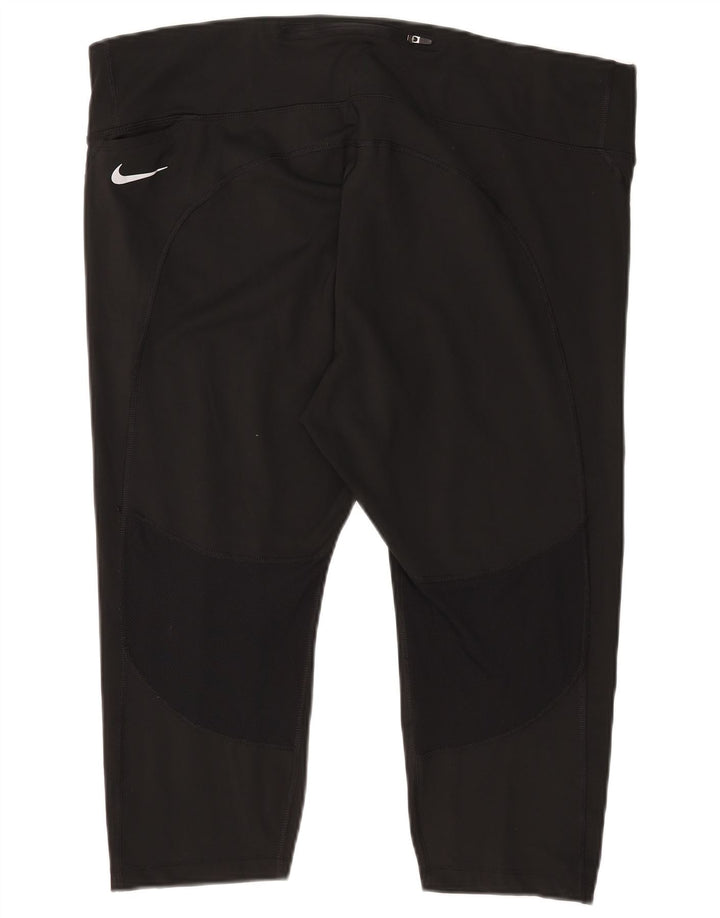 Leggings Nike Dri Fit Capri UK 22 3XL Preto Poliéster