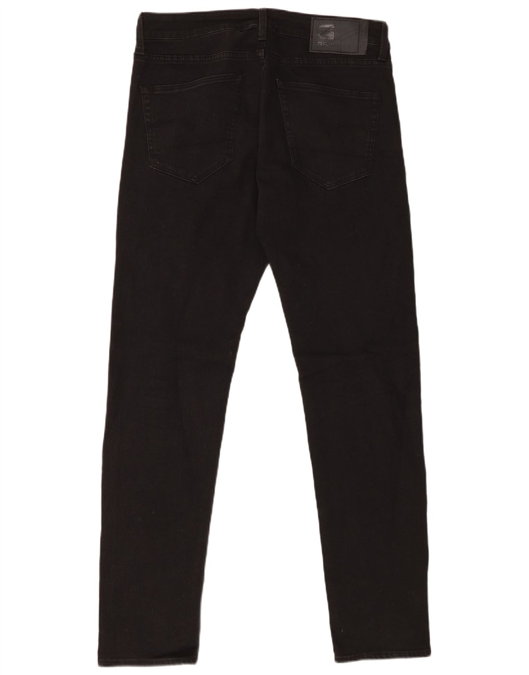 G-Star Masculino Slim Straight Jeans W31 L32 Algodão Preto
