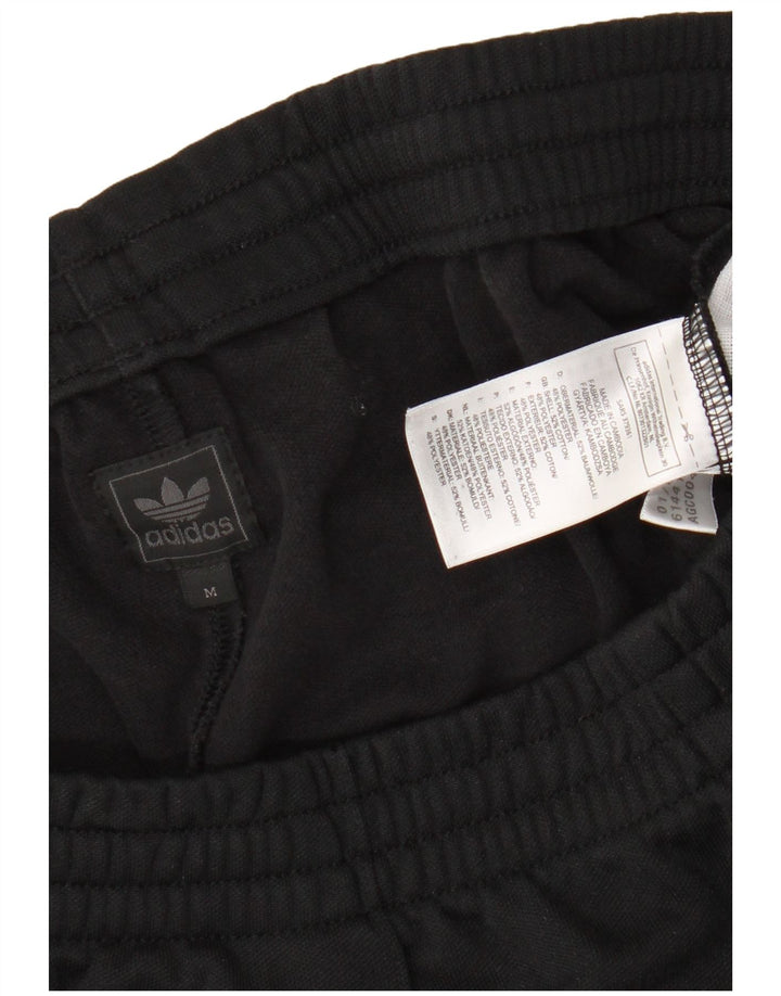 Calça de treino feminina Adidas UK 14 médio preto algodão