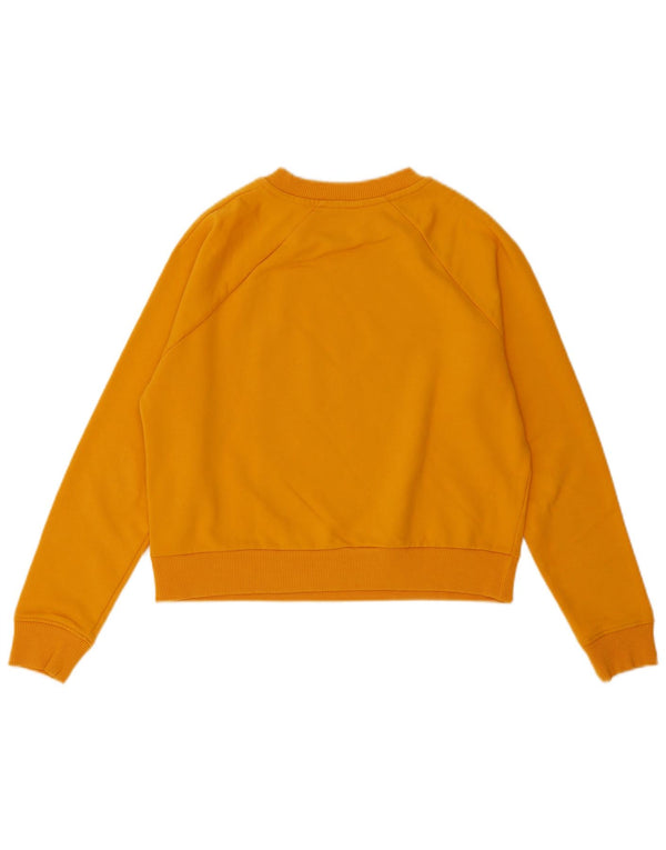 Moletom feminino Vans Crop Graphic Oversized Jumper UK 6 XS Amarelo