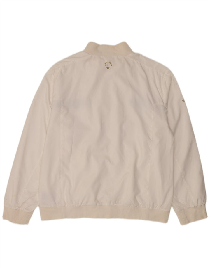 Nike Mens Inter Milan Tracksuit Top Jacket UK 45/47 XL Off White Poliéster