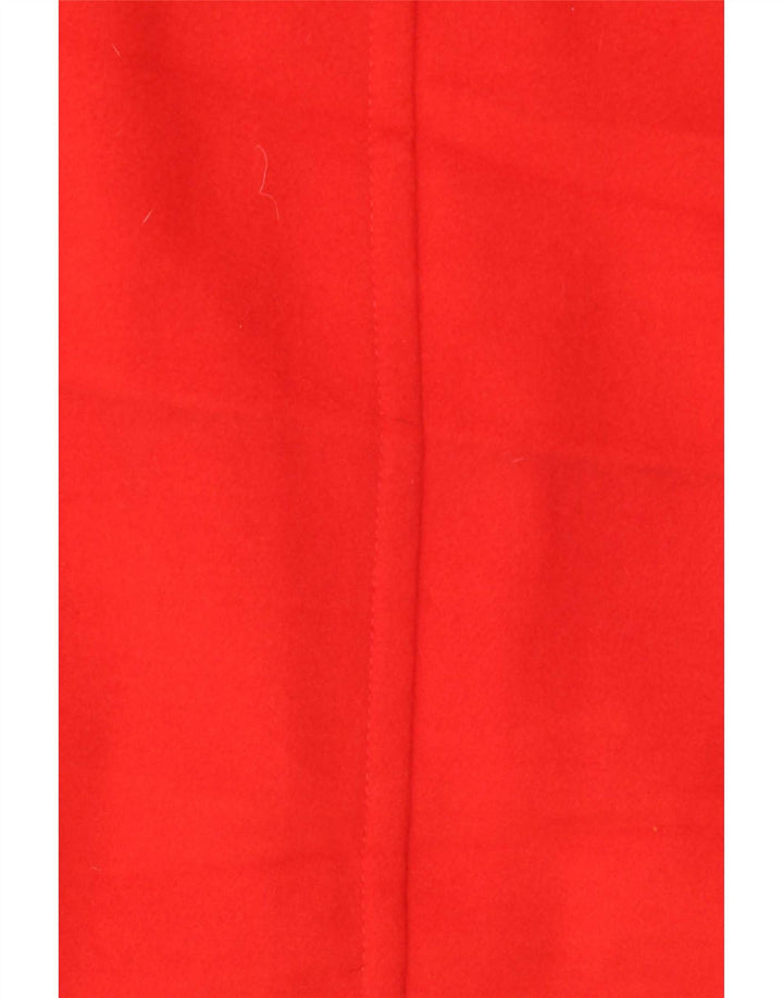 Sobretudo feminino Marks & Spencer UK 12 poliéster vermelho médio