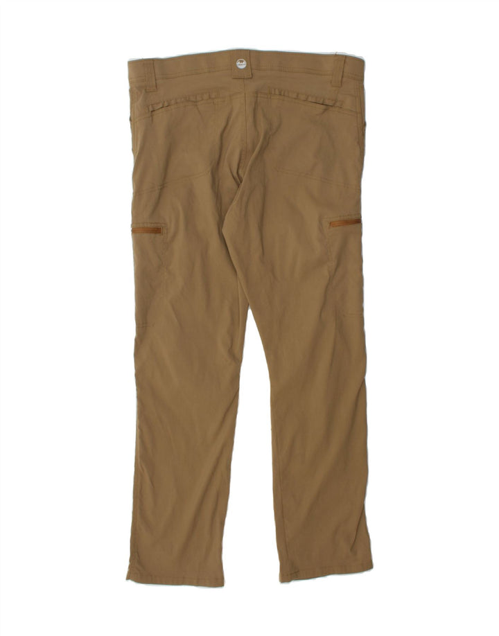 WRANGLER Womens Straight Cargo Trousers W36 L30 Beige Nylon Vintage Wrangler and Second-Hand Wrangler from Messina Hembry 