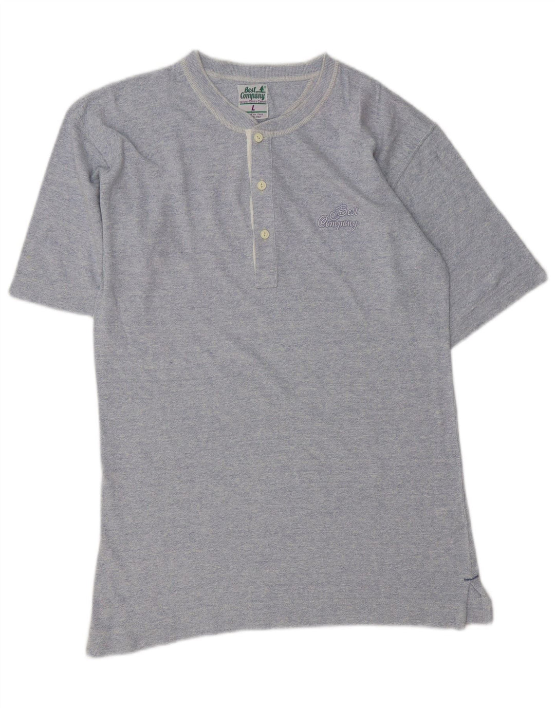 Camisa polo masculina BEST COMPANY grande algodão azul