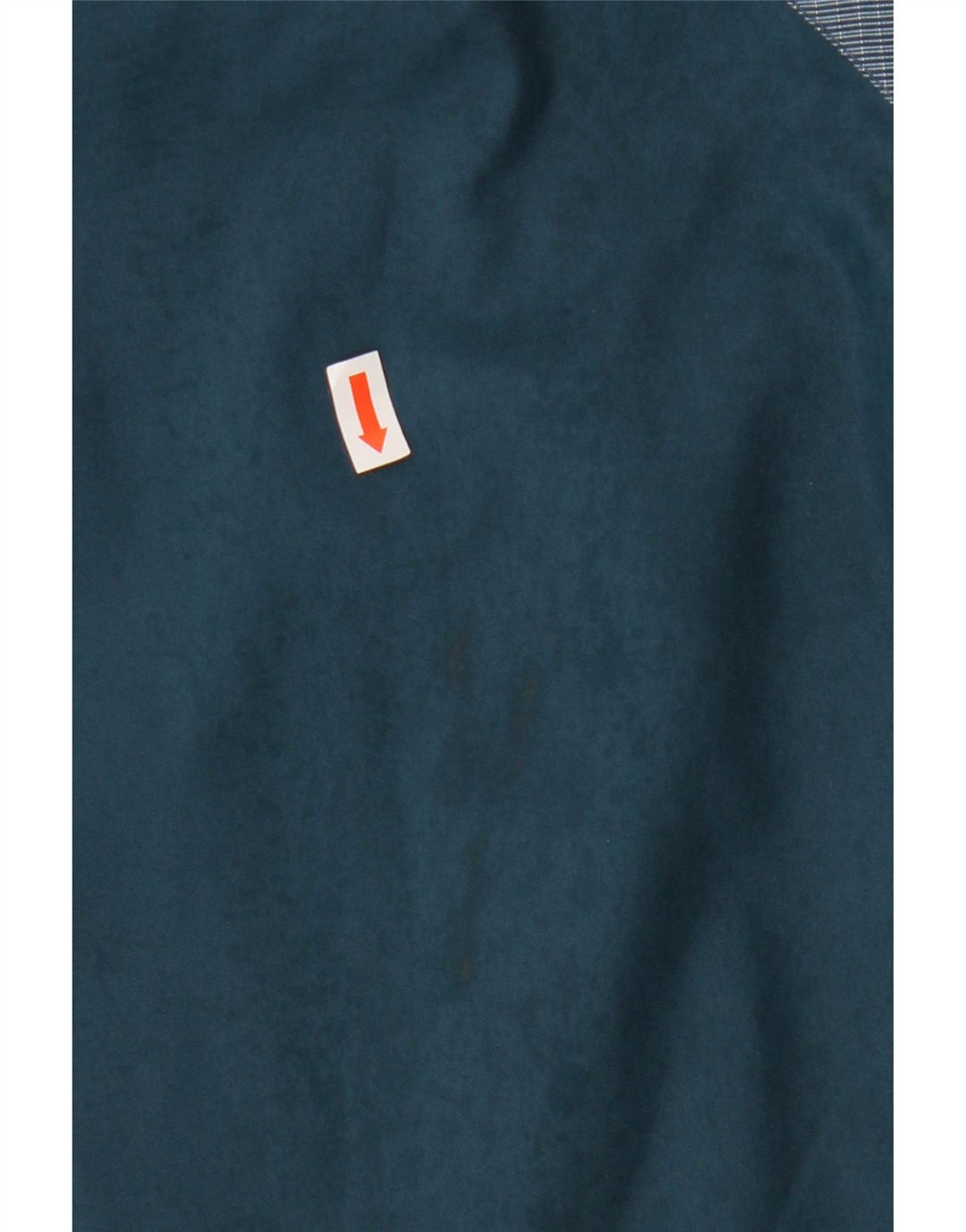 Jaqueta corta-vento masculina C&A com zíper Reino Unido 44 2XL azul colorblock poliéster inverno