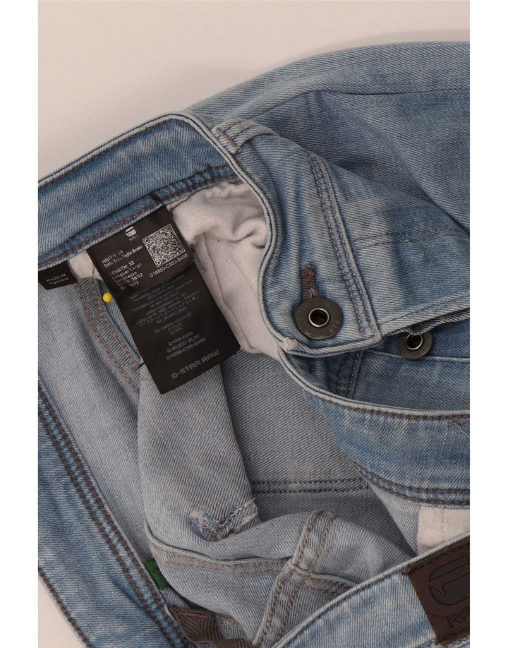 Calça jeans slim masculina G-Star W36 L32 algodão azul