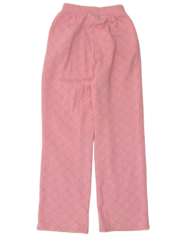 Ellesse Calça feminina cintura alta Reino Unido 10 pequena rosa geométrica