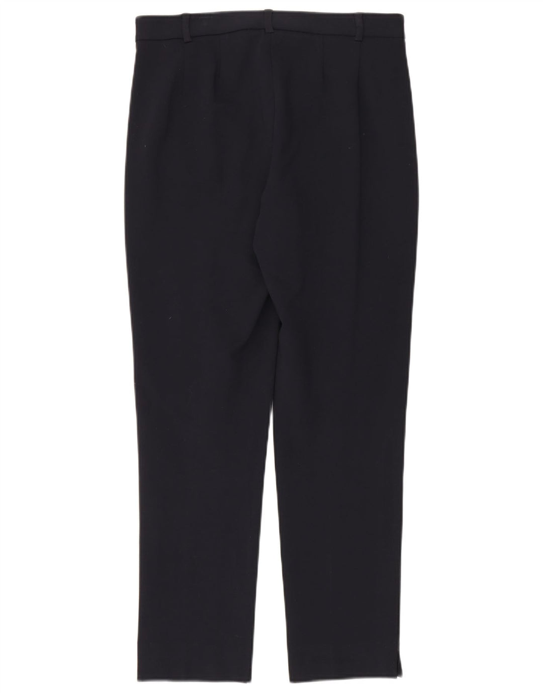 Calça Chino Feminina Marks & Spencer Slim UK 12 Médio W32 L28 Azul Marinho