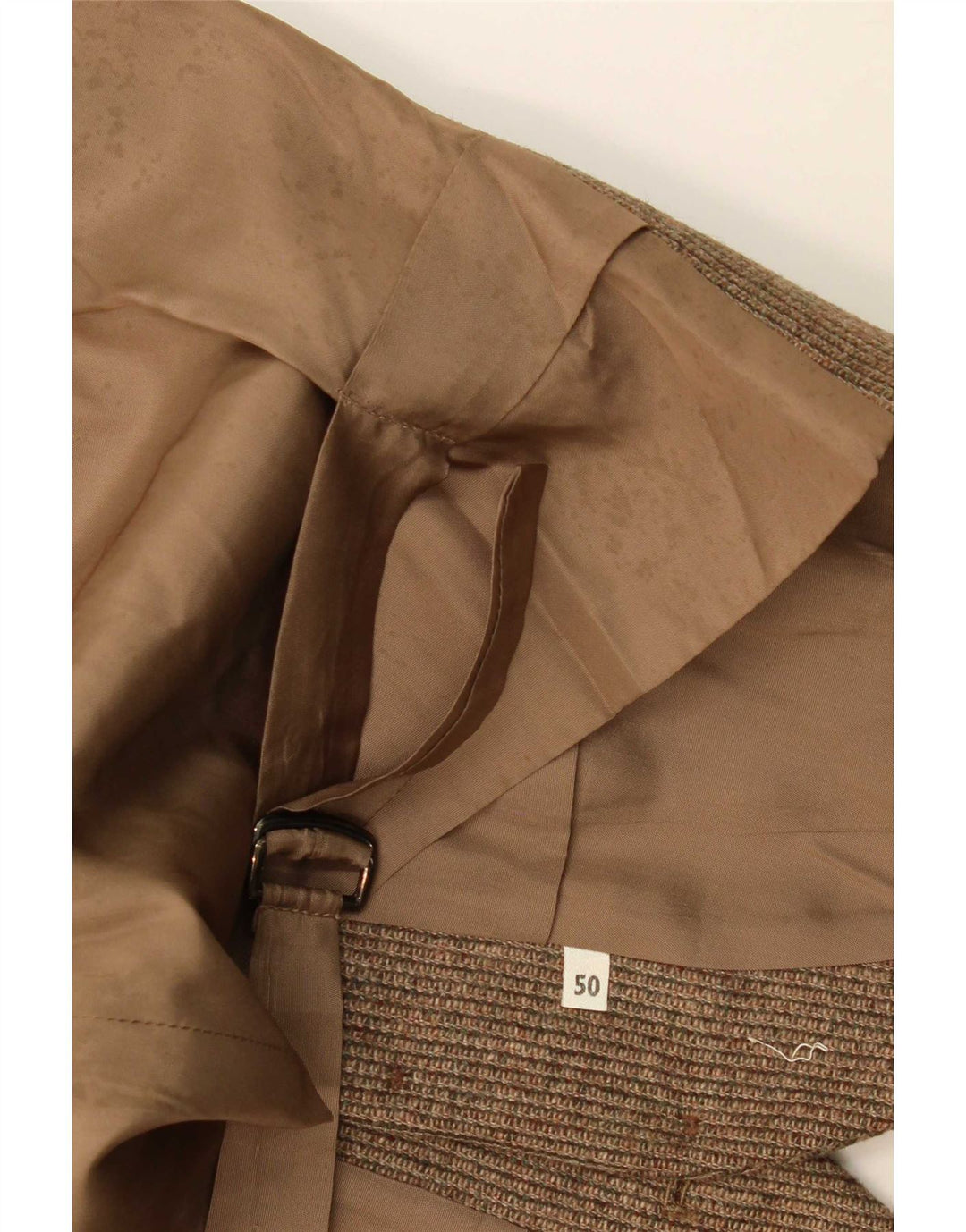 Colete masculino vintage IT 50 marrom médio