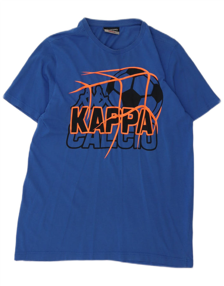 Camiseta masculina Nike Calcio Graphic Top pequeno algodão azul