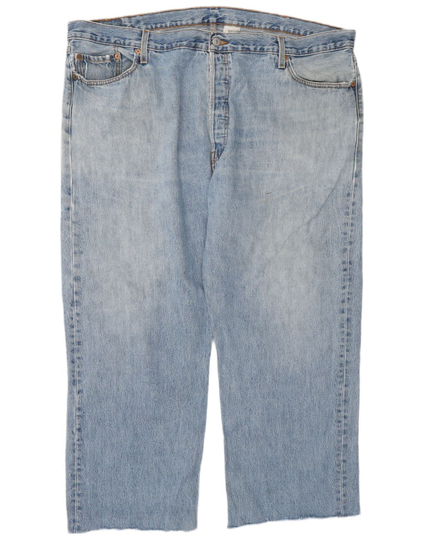 Calça jeans masculina Levi's 501 Straight W46 L27 azul algodão