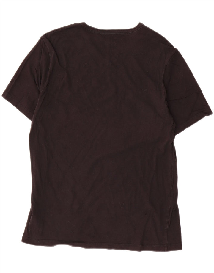 Camiseta masculina Hugo Boss grande algodão preto