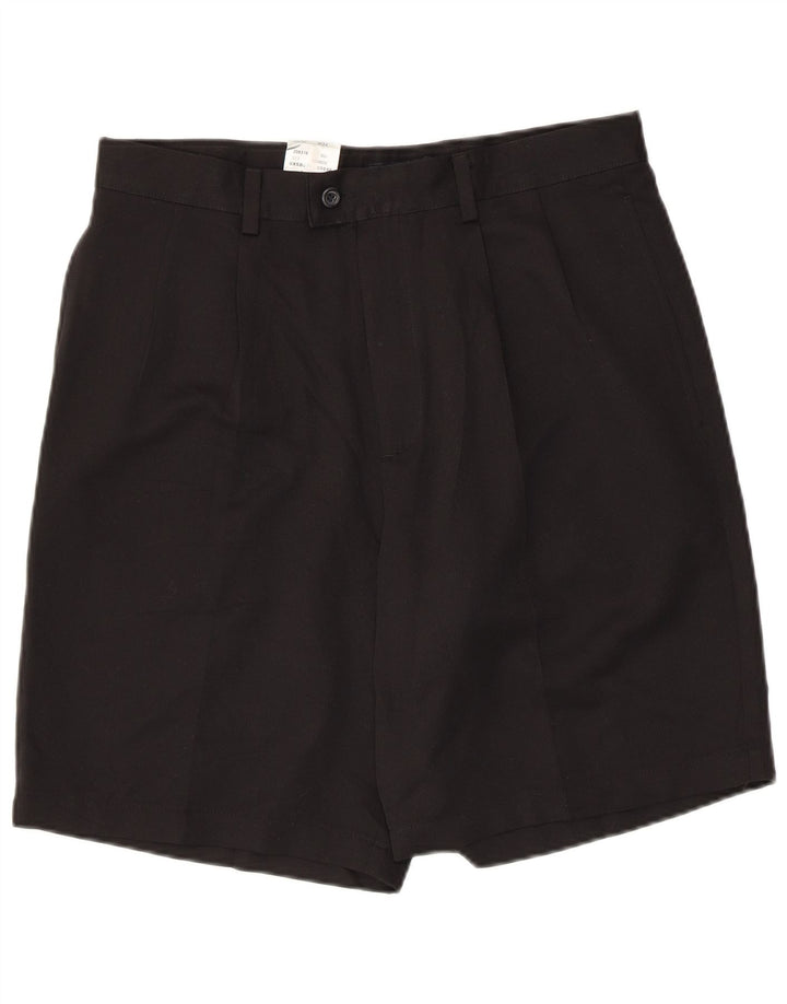 DOCKERS Masculino Pegged Chino Shorts W32 Poliéster Preto Médio
