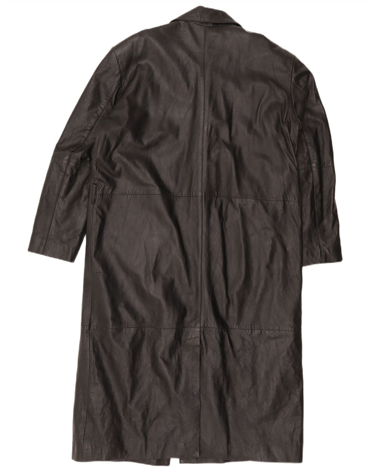 Casaco de couro masculino EU 50 grande couro preto