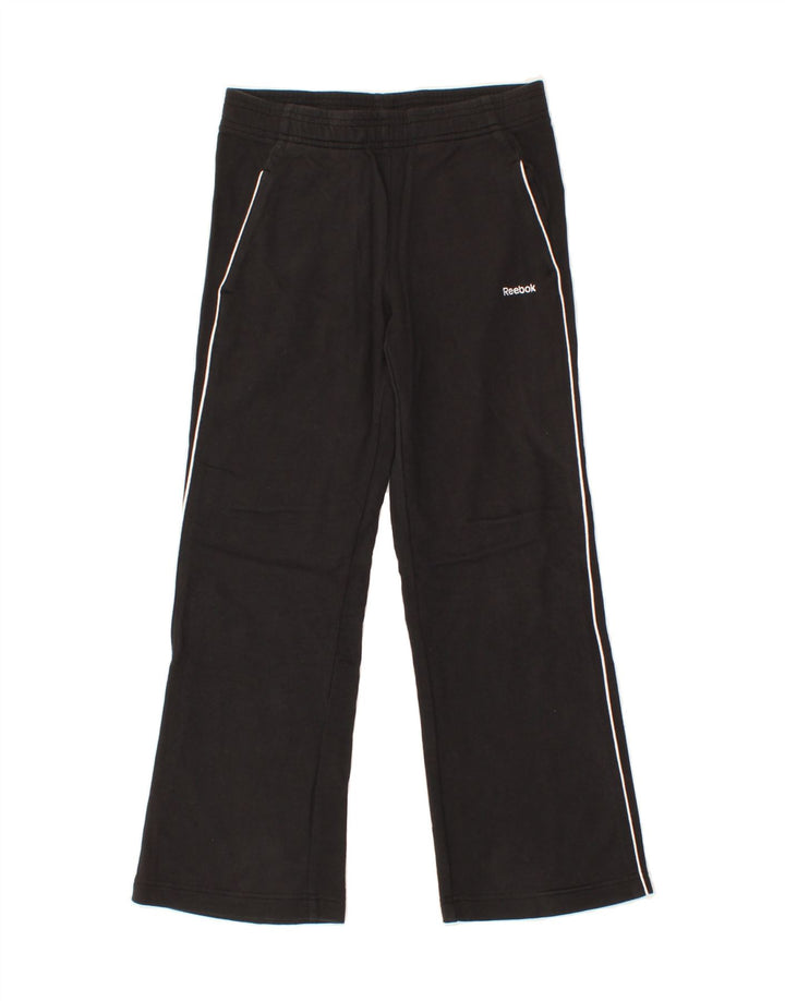 REEBOK Girls Tracksuit Trousers 9-10 Years Black Cotton Vintage Reebok and Second-Hand Reebok from Messina Hembry 
