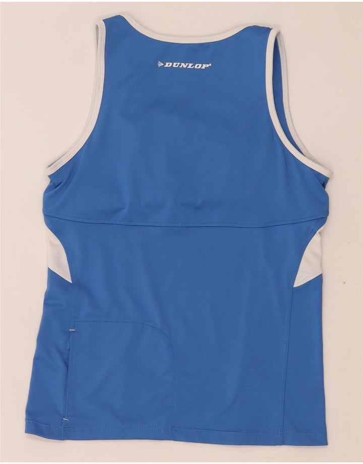 Colete feminino Dunlop UK 12 poliéster colorblock azul médio