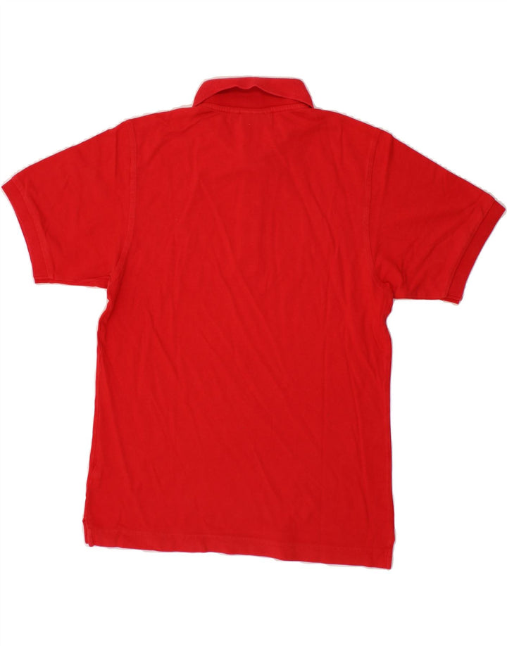 LOTTO Mens Polo Shirt Medium Red Cotton Vintage Lotto and Second-Hand Lotto from Messina Hembry 