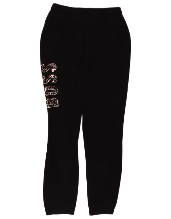 Hugo Boss Boys Graphic Calças de treino Joggers 13-14 anos algodão preto