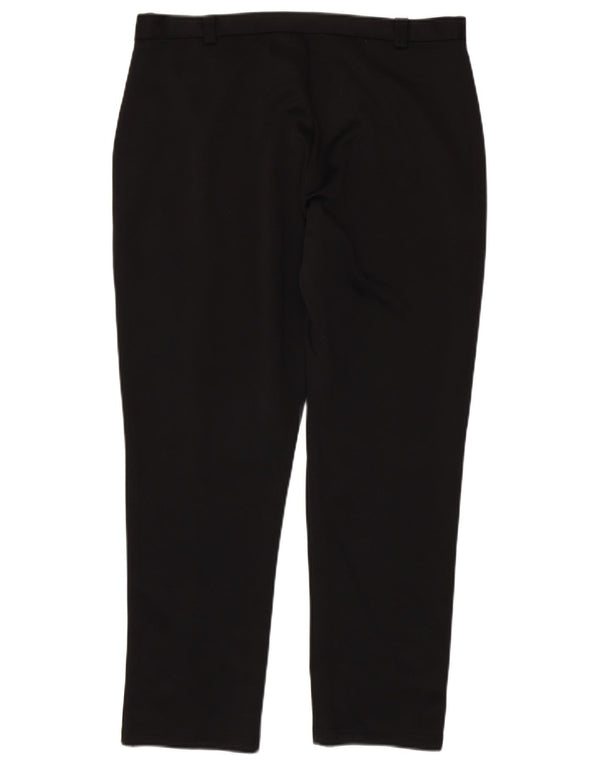 Ellesse Mens Slim Chino Calças XL W38 L28 Poliéster Preto