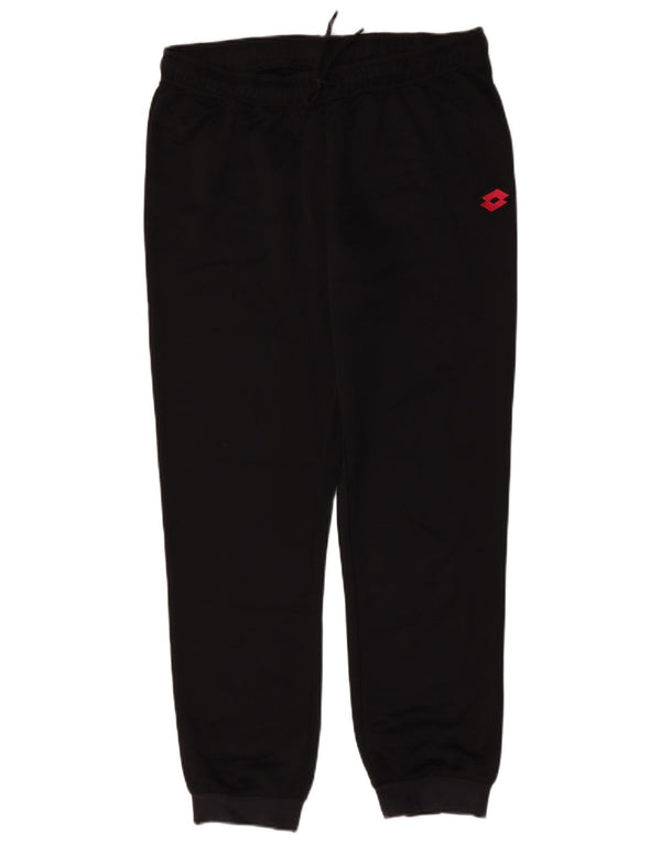 Calça de treino feminina Lotto Joggers UK 18 XL poliéster preto